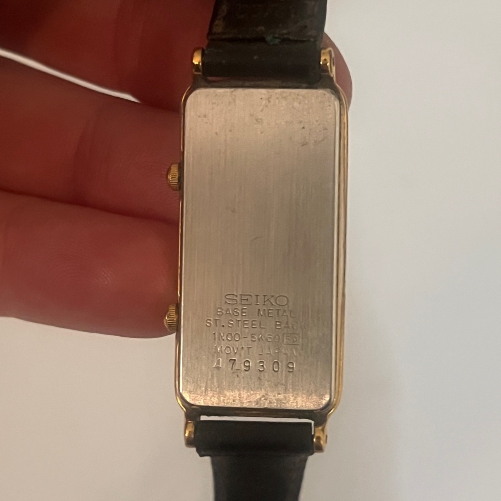 Rare Seiko Disney Mickey and Minnie Mouse Double Dial Dual Face Quartz Watch - Picture 4 of 5